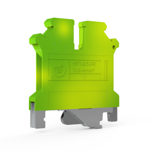 Клемма заземляющая MT1-2.5-PE, номинальное сечение 2.5 мм², номинальный ток  А